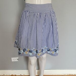 Naf Naf Embroidered and Beaded Mini Skirt, VGUC, Size 2